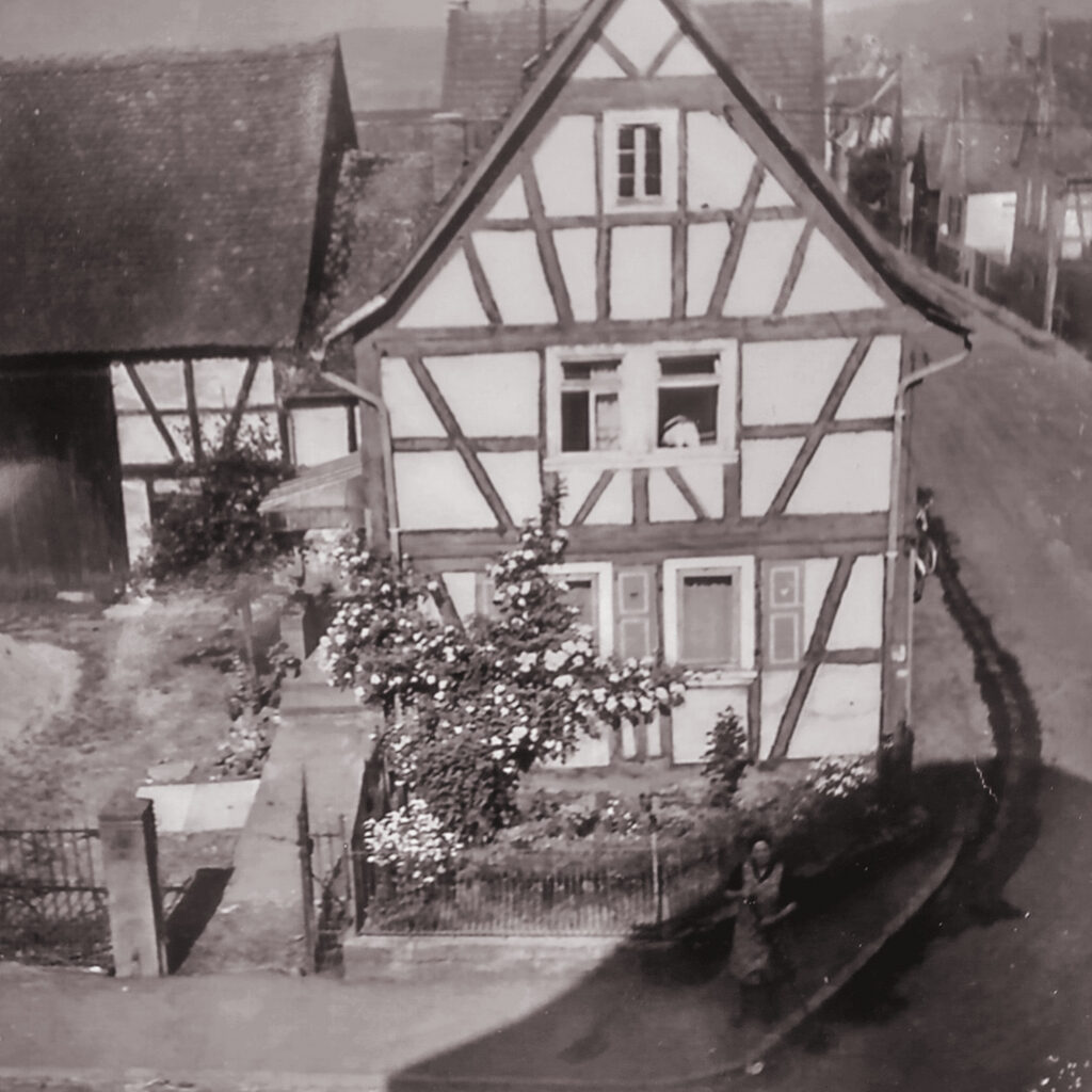 Ein altes Foto unseres Fachwerkhauses